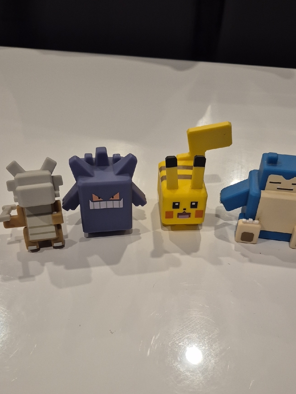 Pokemon Blocky Figure Set - Yellow, Blue, Purple, White
